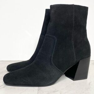 New! Blondo Sadie Black Suede Bootie 11M